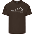 Seasons to Summer Holiday Time Funny Mens Cotton T-Shirt Tee Top Dark Chocolate