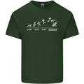 Seasons to Summer Holiday Time Funny Mens Cotton T-Shirt Tee Top Forest Green