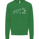 Seasons to Summer Holiday Time Funny Mens Sweatshirt Jumper Irish Green