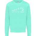 Seasons to Summer Holiday Time Funny Mens Sweatshirt Jumper Peppermint