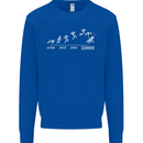 Seasons to Summer Holiday Time Funny Mens Sweatshirt Jumper Royal Blue