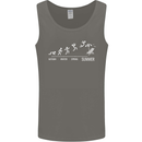Seasons to Summer Holiday Time Funny Mens Vest Tank Top Charcoal