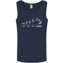 Seasons to Summer Holiday Time Funny Mens Vest Tank Top Navy Blue