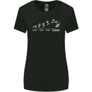 Seasons to Summer Holiday Time Funny Womens Wider Cut T-Shirt Black