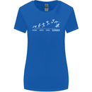 Seasons to Summer Holiday Time Funny Womens Wider Cut T-Shirt Royal Blue