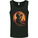 Serpent Skull Fantasy Snake Mens Vest Tank Top Black