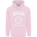Service Human Do Not Pet Funny Dog Childrens Kids Hoodie Light Pink