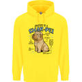 Shar Pei Anatomy Funny Dog Childrens Kids Hoodie Yellow