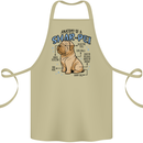 Shar Pei Anatomy Funny Dog Cotton Apron 100% Organic Khaki