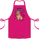 Shar Pei Anatomy Funny Dog Cotton Apron 100% Organic Pink