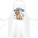 Shar Pei Anatomy Funny Dog Cotton Apron 100% Organic White
