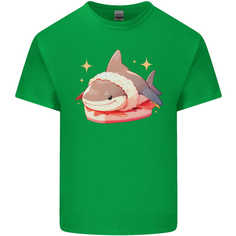 Shark Sushi Kids T-Shirt Childrens Irish Green