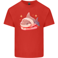 Shark Sushi Kids T-Shirt Childrens Red