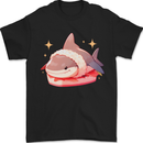 Shark Sushi Mens T-Shirt 100% Cotton Black