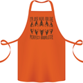 Shark Teeth Fossils Megalodon Palaeontology Cotton Apron 100% Organic Orange