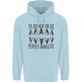 Shark Teeth Fossils Megalodon Palaeontology Mens 80% Cotton Hoodie Light Blue