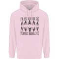 Shark Teeth Fossils Megalodon Palaeontology Mens 80% Cotton Hoodie Light Pink