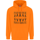 Shark Teeth Fossils Megalodon Palaeontology Mens 80% Cotton Hoodie Orange