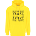 Shark Teeth Fossils Megalodon Palaeontology Mens 80% Cotton Hoodie Yellow