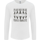 Shark Teeth Fossils Megalodon Palaeontology Mens Long Sleeve T-Shirt White