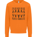 Shark Teeth Fossils Megalodon Palaeontology Mens Sweatshirt Jumper Orange