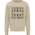 Shark Teeth Fossils Megalodon Palaeontology Mens Sweatshirt Jumper Sand