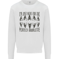 Shark Teeth Fossils Megalodon Palaeontology Mens Sweatshirt Jumper White