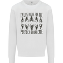 Shark Teeth Fossils Megalodon Palaeontology Mens Sweatshirt Jumper White