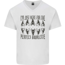 Shark Teeth Fossils Megalodon Palaeontology Mens V-Neck Cotton T-Shirt White