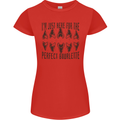 Shark Teeth Fossils Megalodon Palaeontology Womens Petite Cut T-Shirt Red