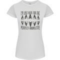 Shark Teeth Fossils Megalodon Palaeontology Womens Petite Cut T-Shirt White