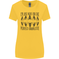 Shark Teeth Fossils Megalodon Palaeontology Womens Wider Cut T-Shirt Yellow
