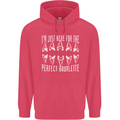 Shark Teeth Fossils Palaeontology Megalodon Childrens Kids Hoodie Heliconia