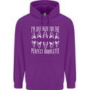 Shark Teeth Fossils Palaeontology Megalodon Childrens Kids Hoodie Purple