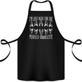 Shark Teeth Fossils Palaeontology Megalodon Cotton Apron 100% Organic Black