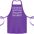 Shark Teeth Fossils Palaeontology Megalodon Cotton Apron 100% Organic Purple