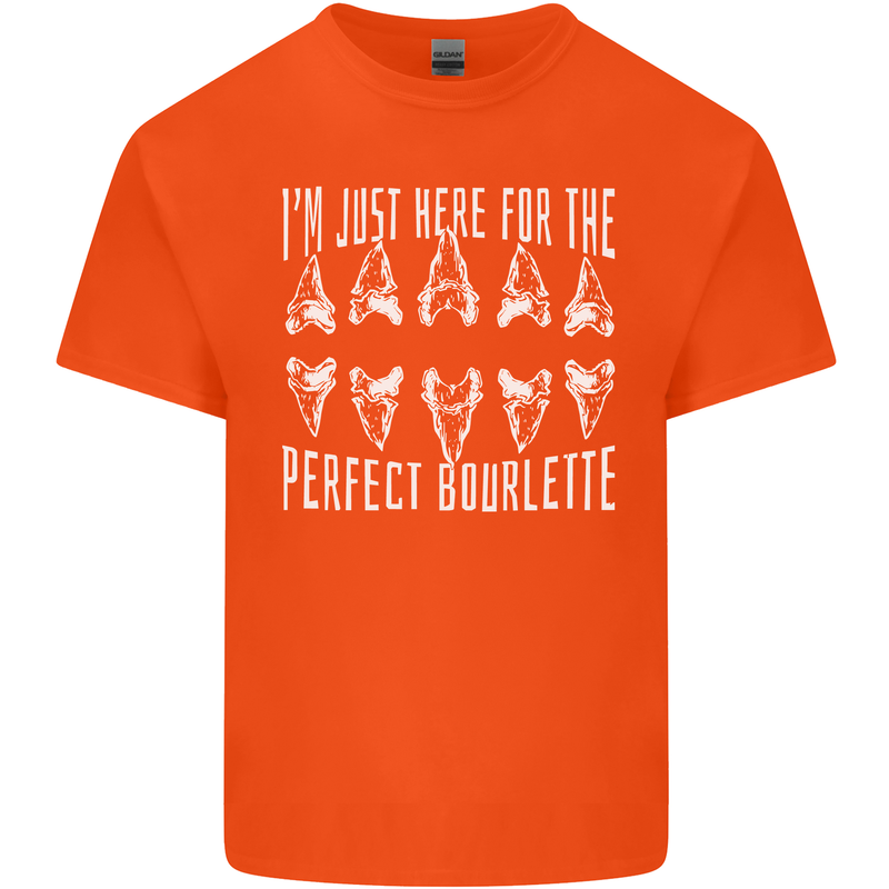 Shark Teeth Fossils Palaeontology Megalodon Kids T-Shirt Childrens Orange