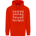 Shark Teeth Fossils Palaeontology Megalodon Mens 80% Cotton Hoodie Bright Red