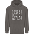 Shark Teeth Fossils Palaeontology Megalodon Mens 80% Cotton Hoodie Charcoal