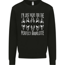 Shark Teeth Fossils Palaeontology Megalodon Mens Sweatshirt Jumper Black