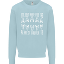 Shark Teeth Fossils Palaeontology Megalodon Mens Sweatshirt Jumper Light Blue