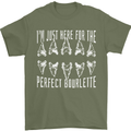 Shark Teeth Fossils Palaeontology Megalodon Mens T-Shirt 100% Cotton Military Green