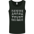 Shark Teeth Fossils Palaeontology Megalodon Mens Vest Tank Top Black