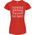 Shark Teeth Fossils Palaeontology Megalodon Womens Petite Cut T-Shirt Red