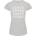 Shark Teeth Fossils Palaeontology Megalodon Womens Petite Cut T-Shirt Sports Grey