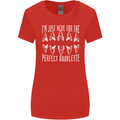 Shark Teeth Fossils Palaeontology Megalodon Womens Wider Cut T-Shirt Red