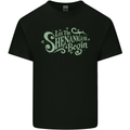 Shenanigans Begin Funny St Patricks Day Mens Cotton T-Shirt Tee Top Black