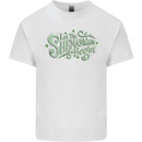 Shenanigans Begin Funny St Patricks Day Mens Cotton T-Shirt Tee Top White