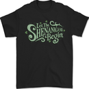 Shenanigans Begin Funny St Patricks Day Mens T-Shirt 100% Cotton Black