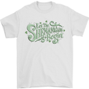 Shenanigans Begin Funny St Patricks Day Mens T-Shirt 100% Cotton White